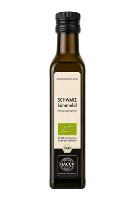 Schwarzkümmelöl Flasche