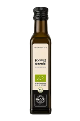 Schwarzkümmelöl Flasche