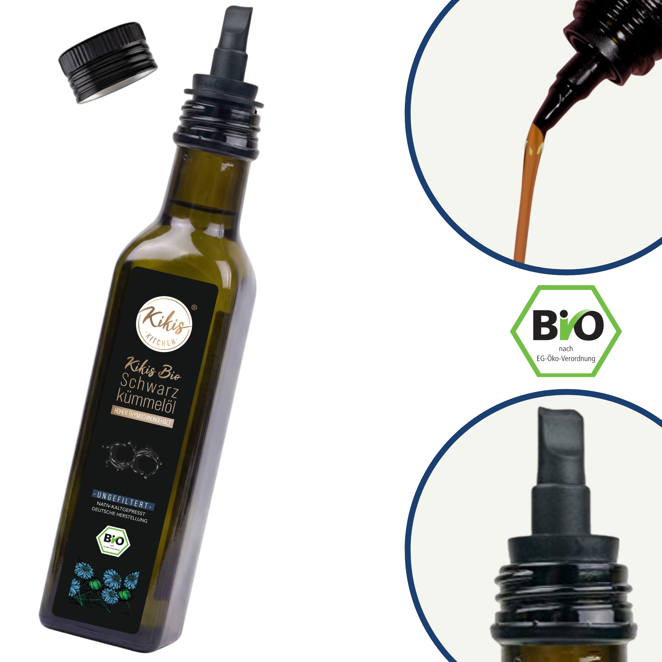 Kikis Kitchen Bio Schwarzkümmelöl