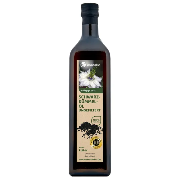 Makana Schwarzkümmelöl ungefiltert 1 Liter