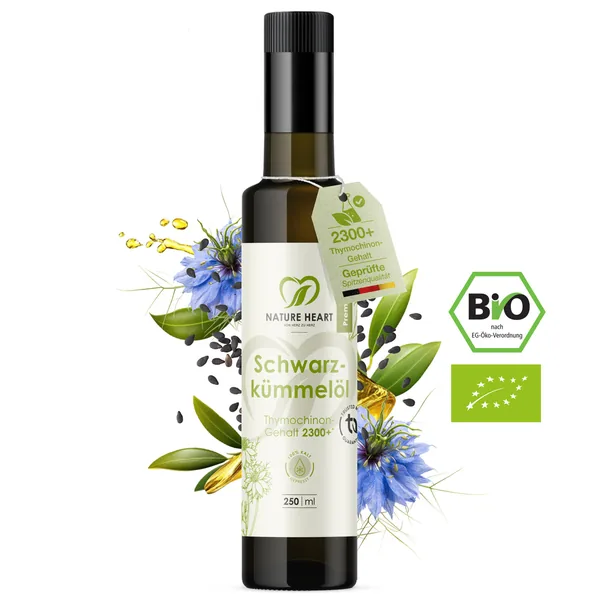 nature-heart Bio Schwarzkümmelöl ungefiltert
