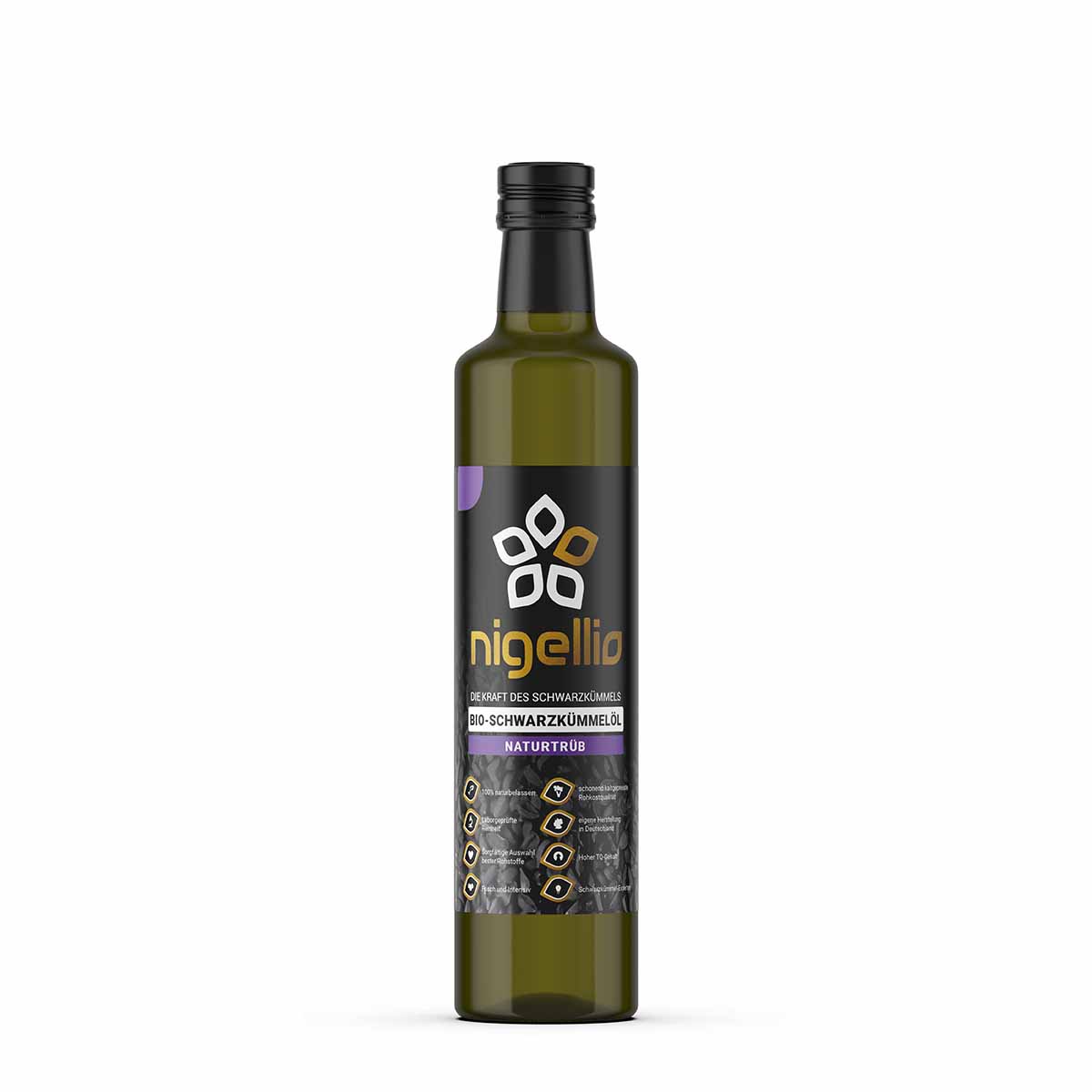 nigellio Bio-Schwarzkümmelöl naturtrüb