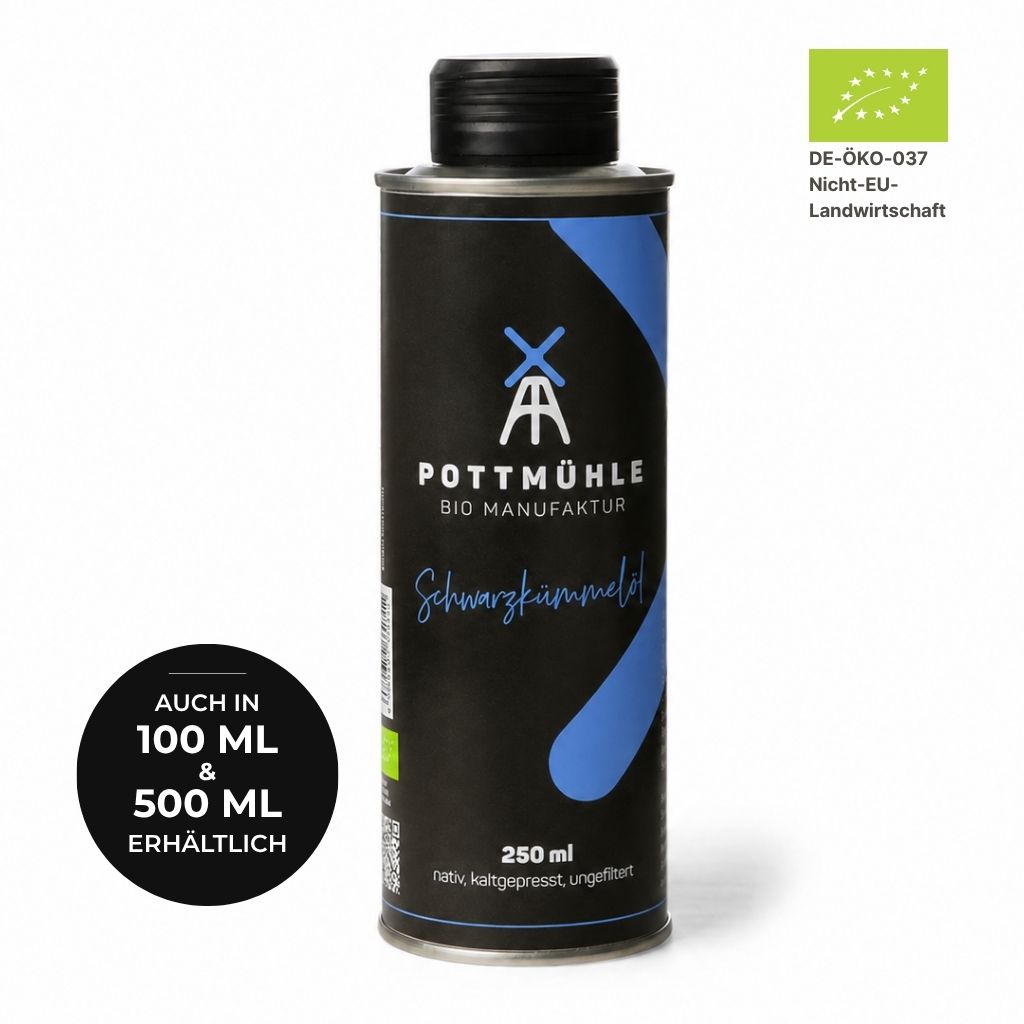 Pottmühle Bio-Schwarzkümmelöl ungefiltert